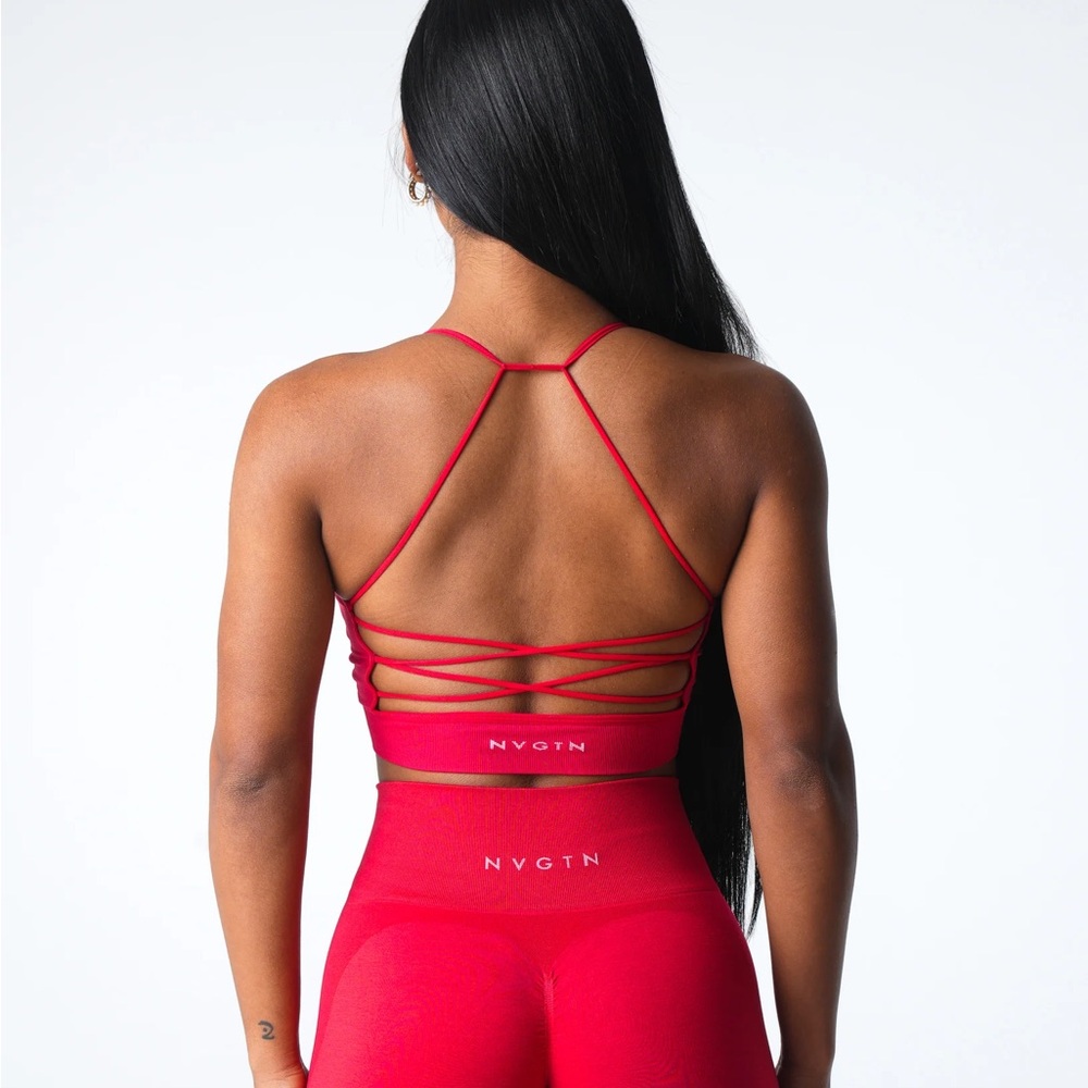 NVGTN Candy Apple Cascade Seamless Bra